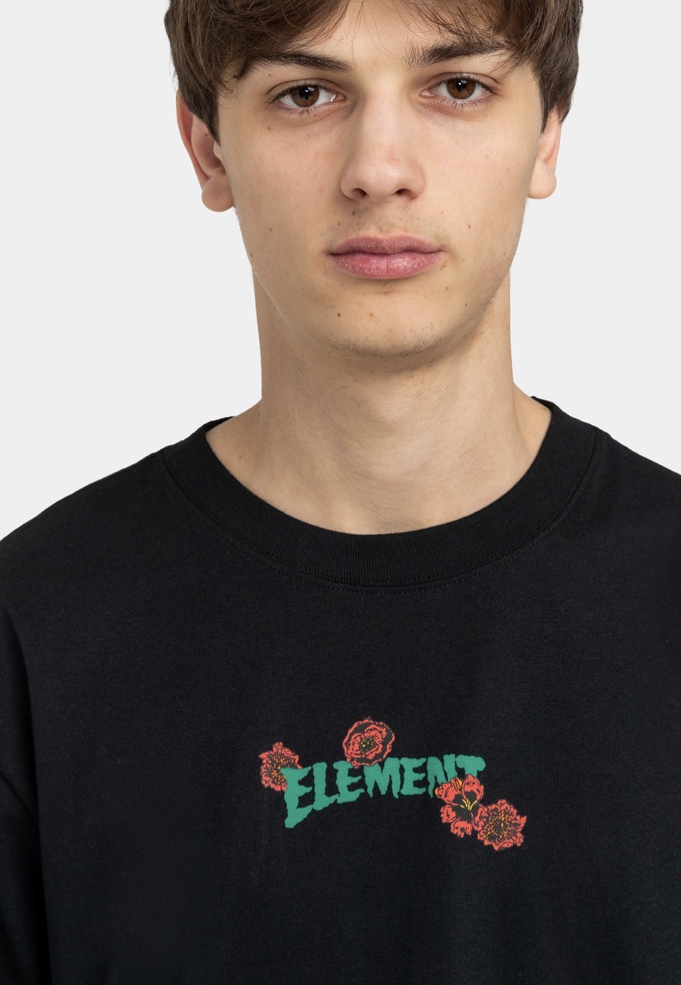 Element - Hirotton Botanical Flint Black - - T-Shirts