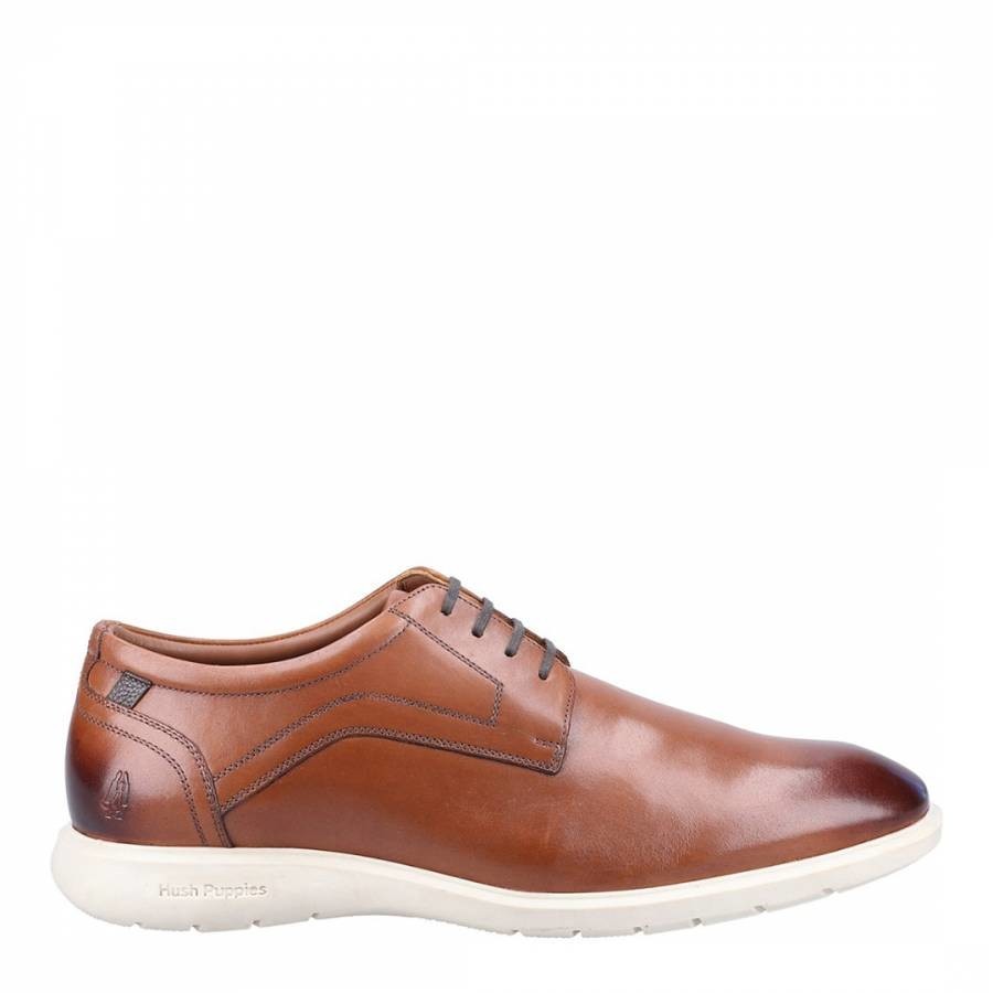 Tan Amos Leather Formal Shoes