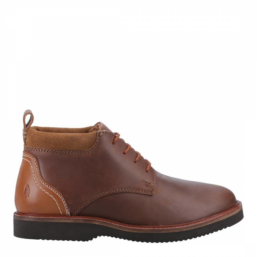 Brown Wesley Leather Chukka Boots