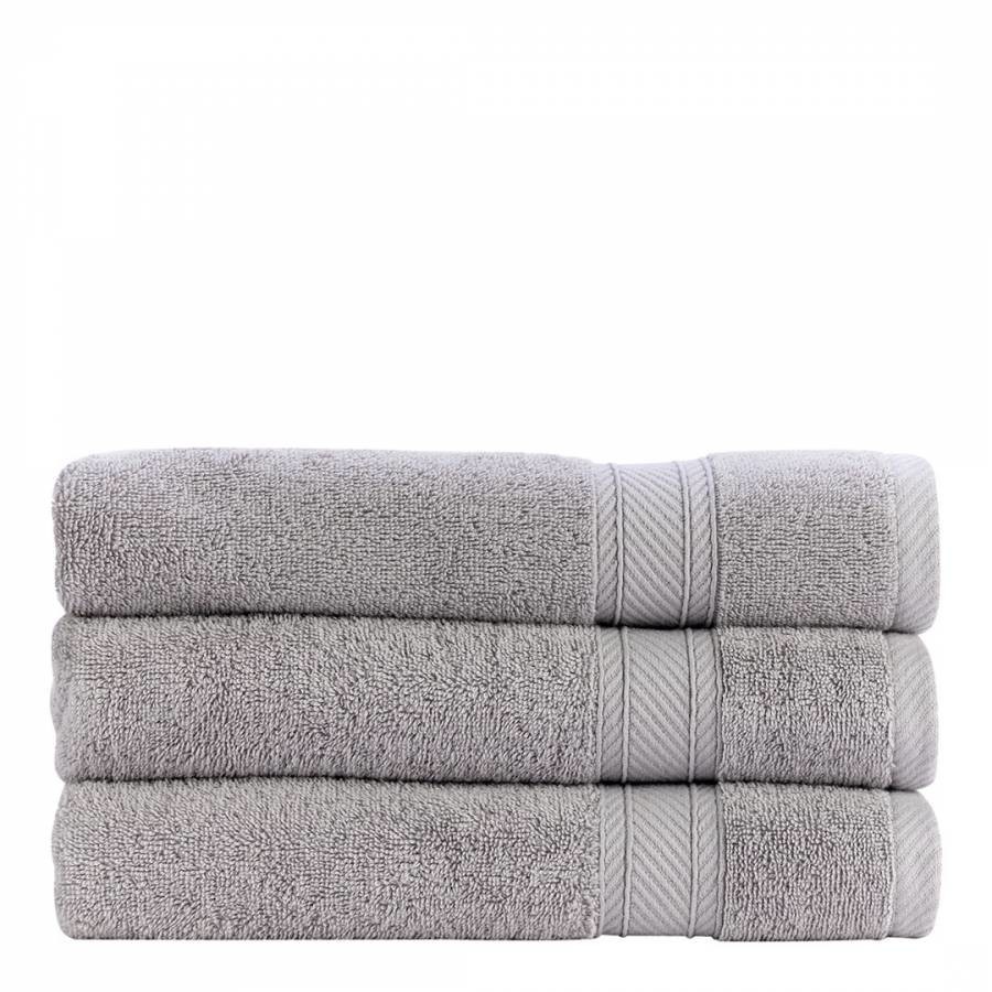 Serenity Bath Sheet Towels Dove Grey