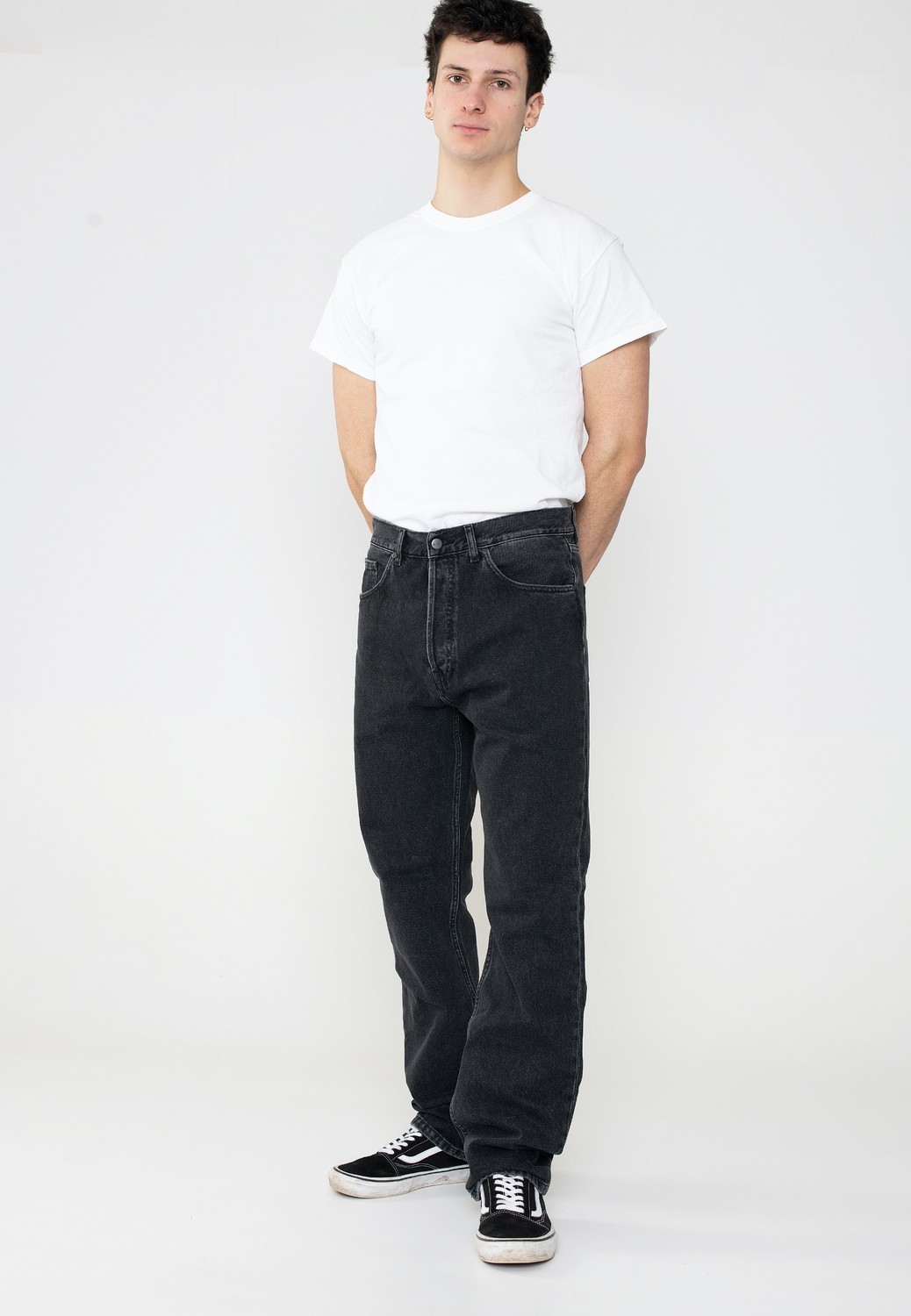 Carhartt WIP - Nolan Stone Washed Black - Jeans