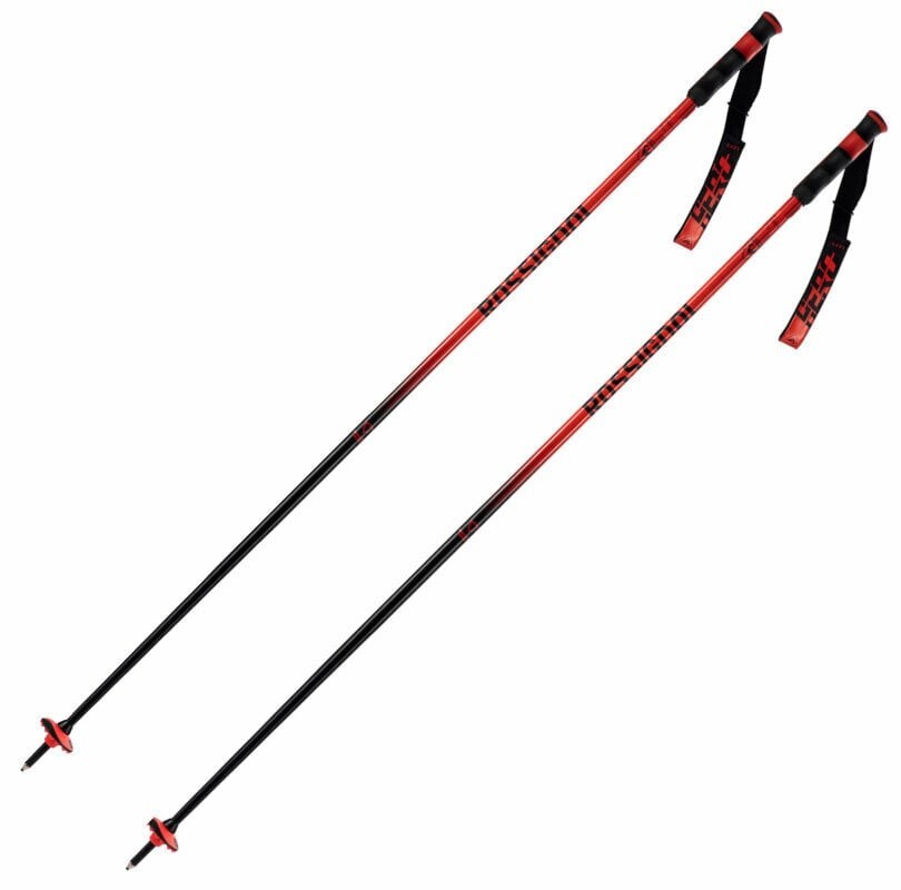 Rossignol Hero SL Ski Poles Black/Red 135 cm Ski Poles