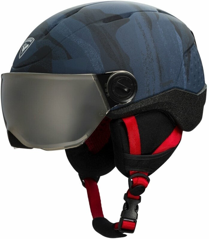 Rossignol Whoopee Visor Impacts Jr. Dark/Blue XS (49-52 cm) Ski Helmet