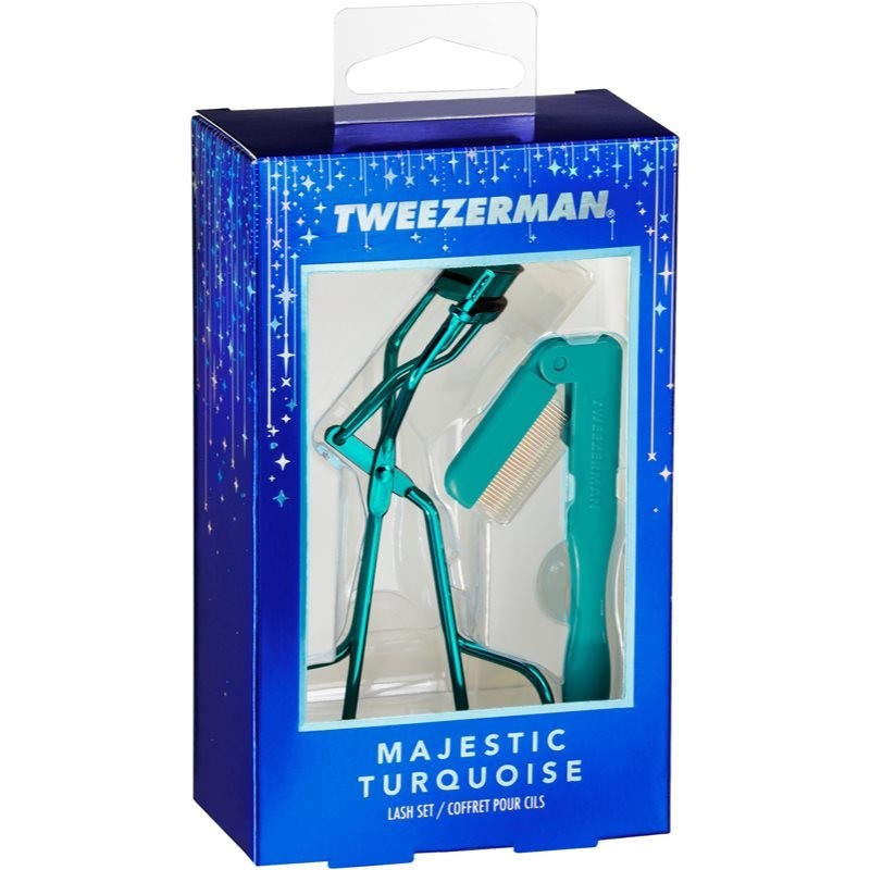 Tweezerman Majestic Turquoise gift set (for lashes)