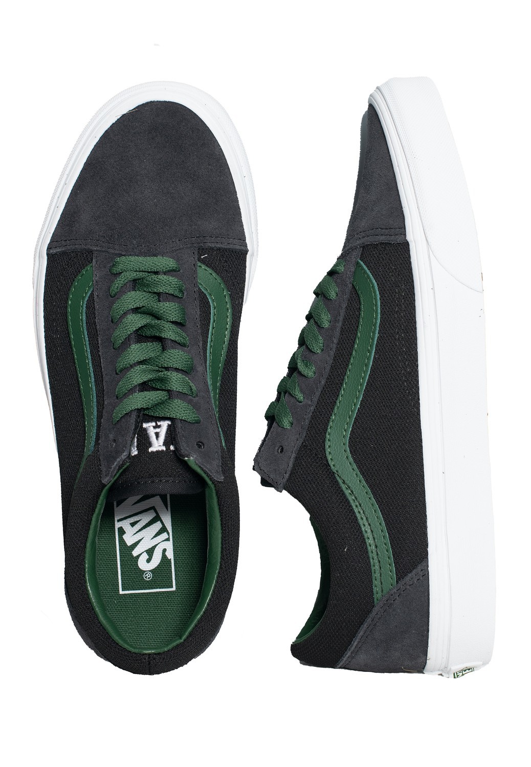 Vans - Old Skool Vans Club Stone/Green - Skate Shoes