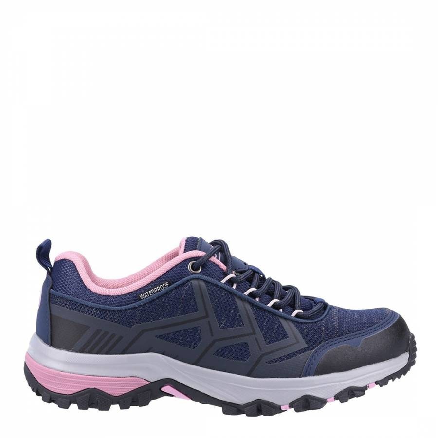 Navy/Pink Wychwoof Recyled Walking Shoe