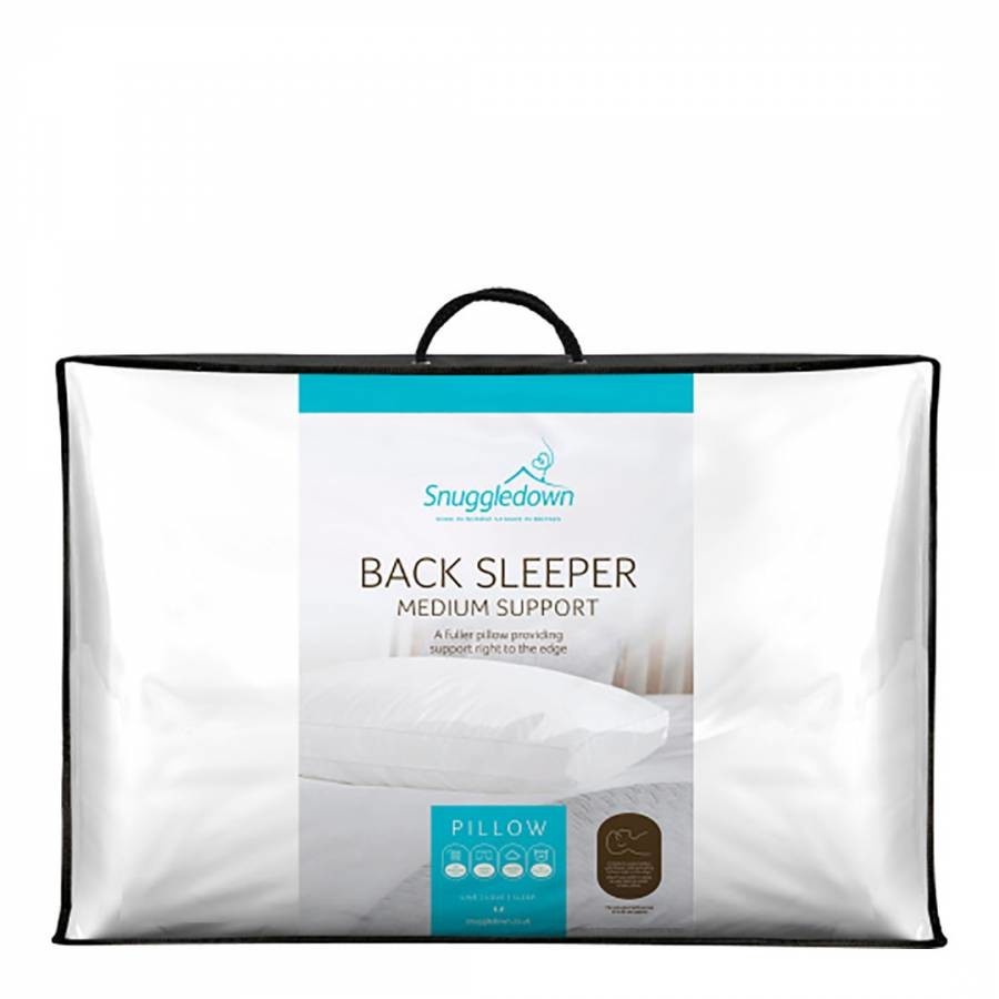 Back Sleeper Pillow Medium Support 1 Pack