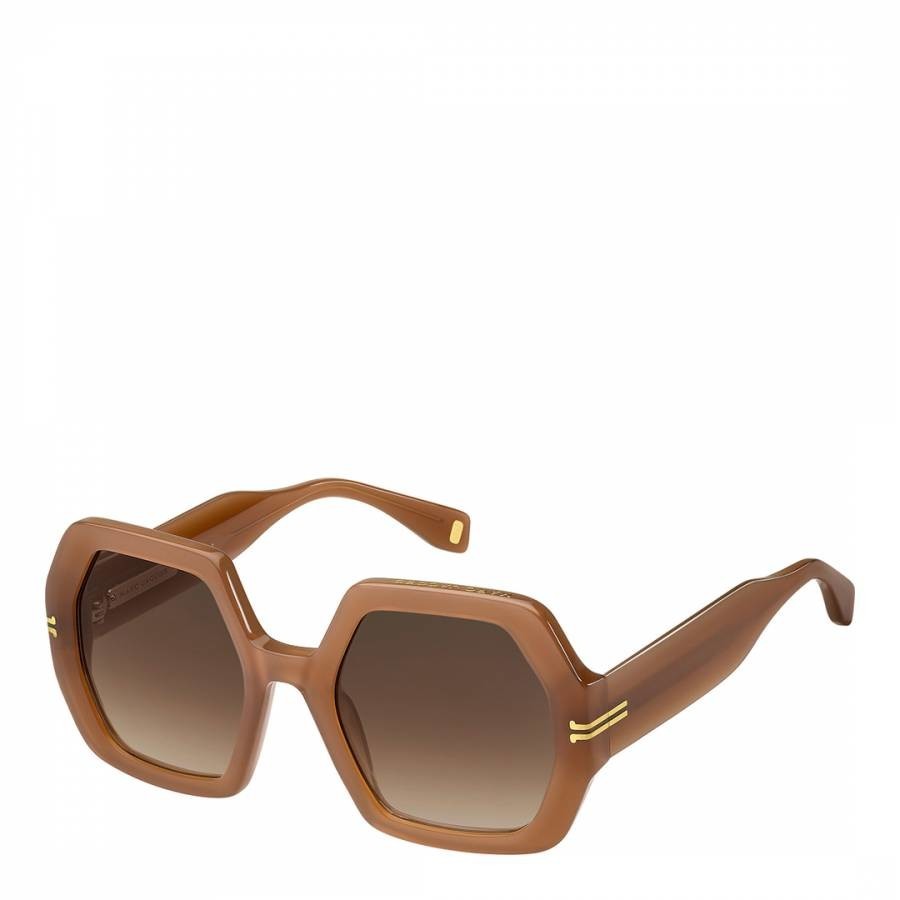 Brown Geometrical Sunglasses