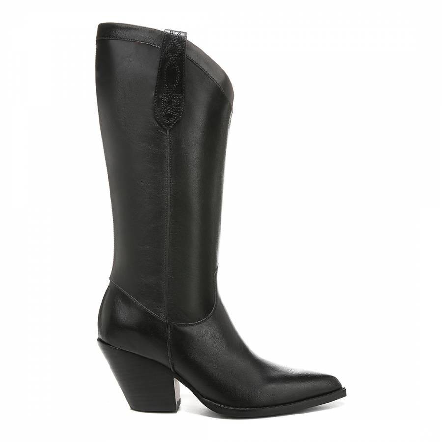 Black Jamie Leather Boot