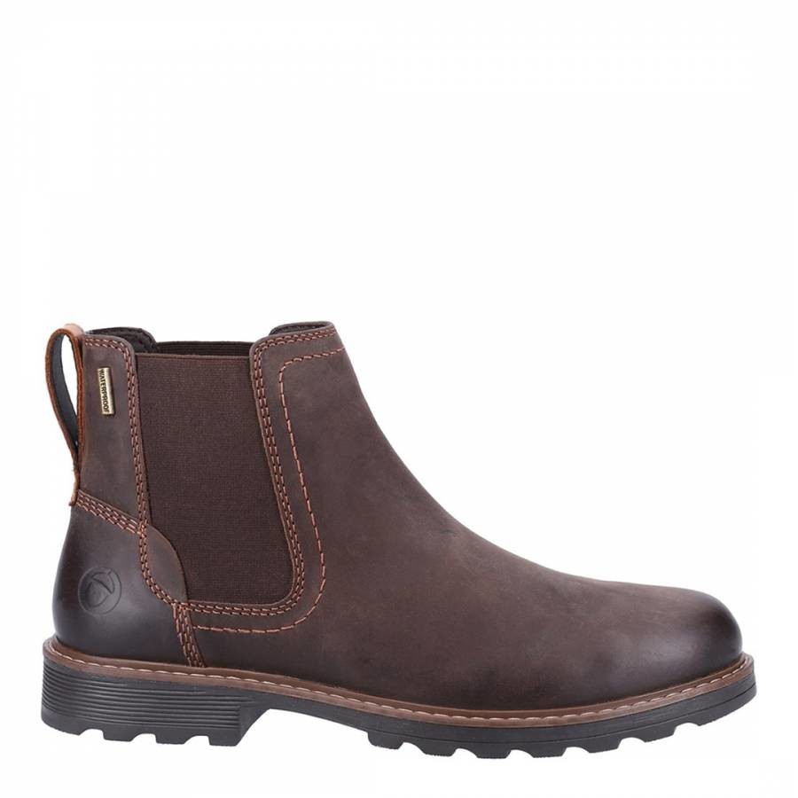 Brown Nibley Waterproof Leather Boots