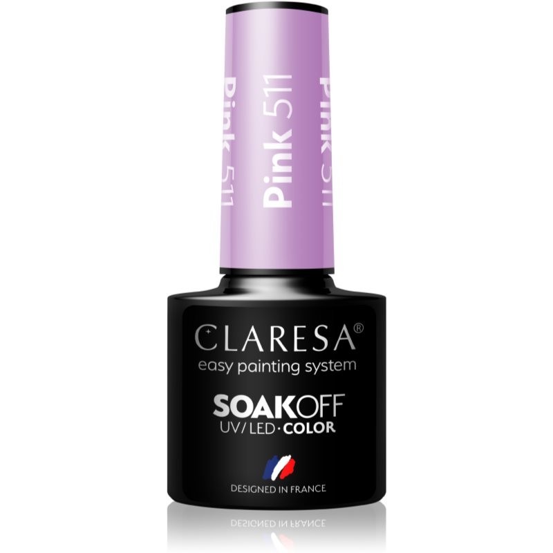 Claresa SoakOff UV/LED Color Balloon Journey gel nail polish shade Pink 511 5 g