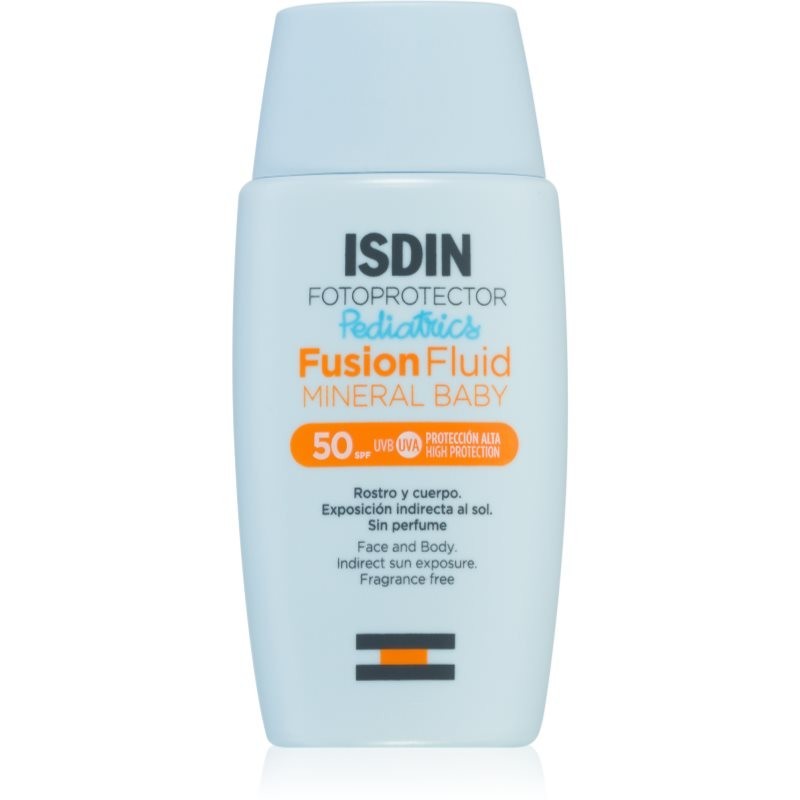 ISDIN Fotoprotector Fusion Fluid Mneral Baby mineral sun cream for children SPF 50 50 ml