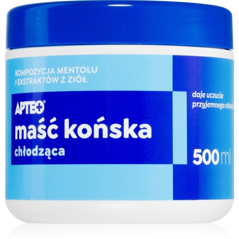 Apteo Maść końska chłodząca gel with cooling effect 500 ml