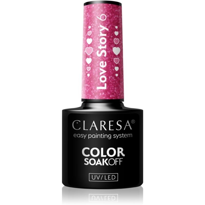 Claresa SoakOff UV/LED Color Love Story gel nail polish shade 6 5 g