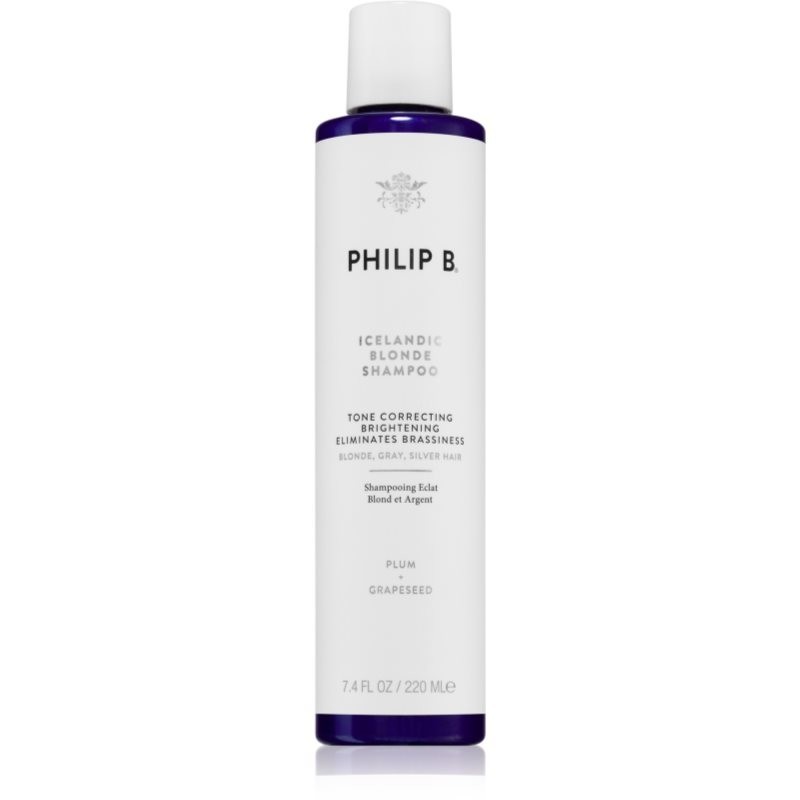 Philip B. Icelandic shampoo for blonde and grey hair 220 ml