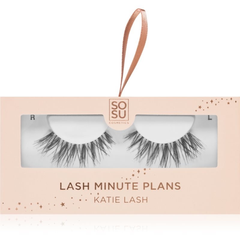 SOSU Cosmetics Lash Minute Plans false eyelashes Katie(with glue)