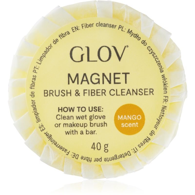 GLOV Accessories Magnet Cleanser Bar cleansing soap for cosmetic brushes fragrance Mango 40 g
