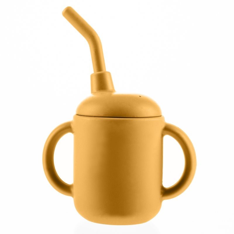 Zopa Silicone Mug cup 2-in-1 Mustard Yellow 1 pc