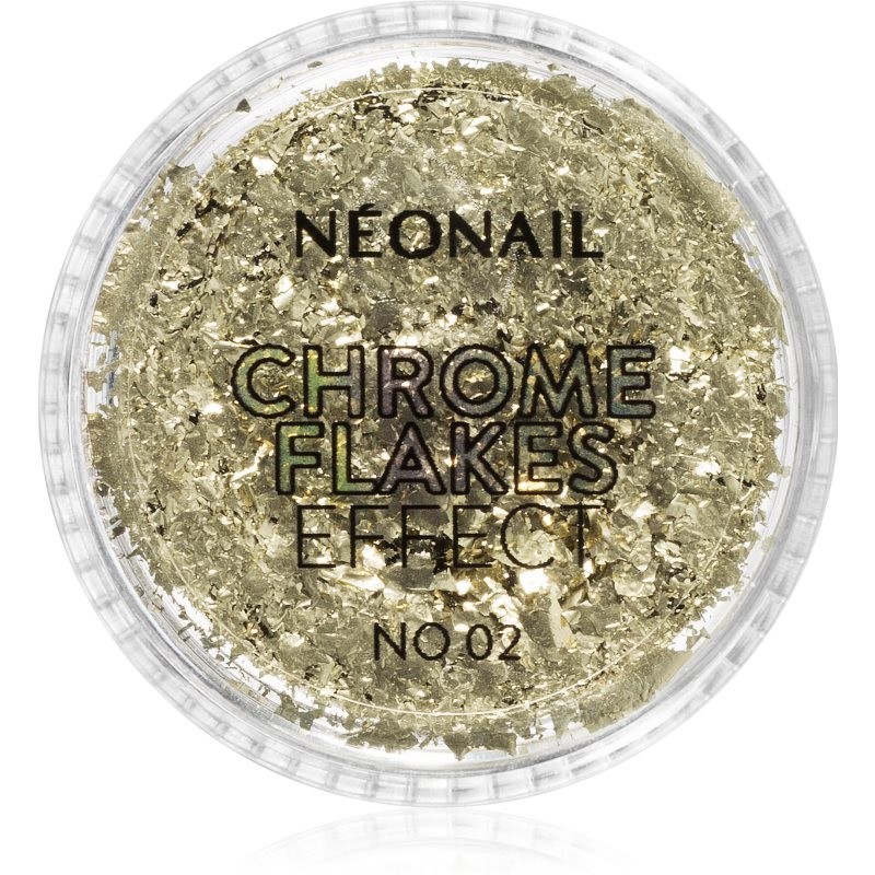 NEONAIL Chrome Flakes Effect No. 02 shimmering powder for nails 0,5 g