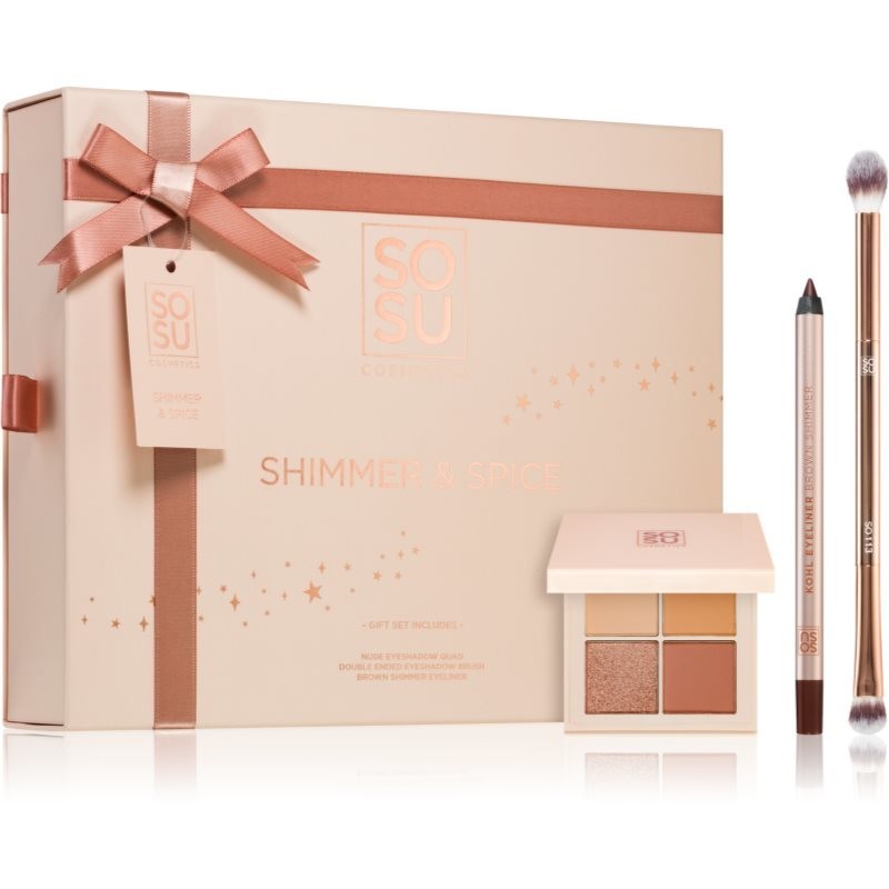 SOSU Cosmetics Shimmer & Spice gift set (for the eye area)