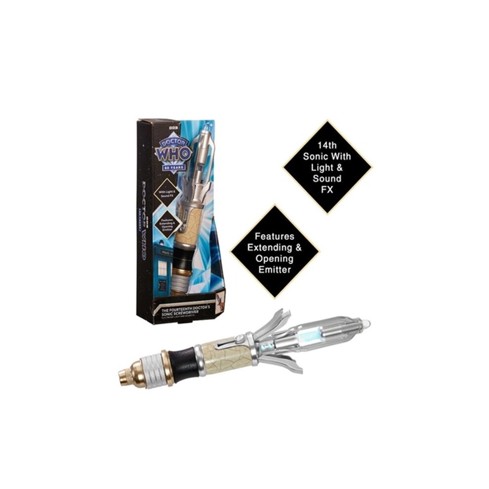 Doctor Who 14th Sonic Screwdriver Model Light Sounds Toy Collectors Kids Gift