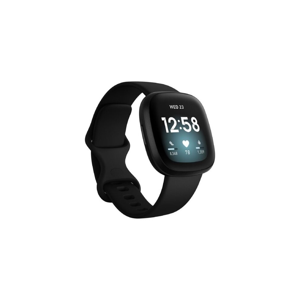 (Black) FitBit Versa 3 Health and Fitness Smartwatch