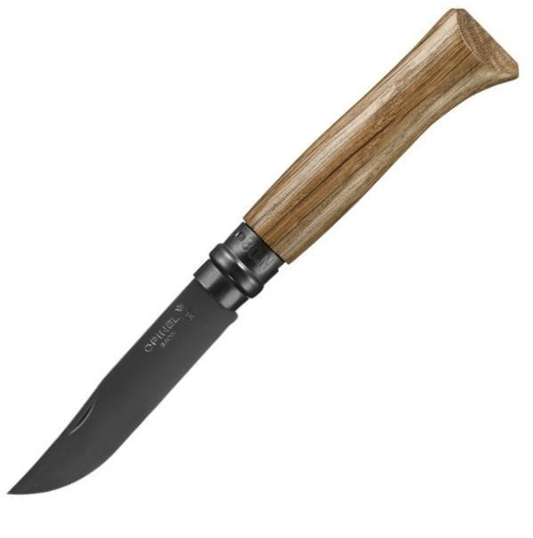 Opinel N°08 Oak Black Edition Tourist Knife