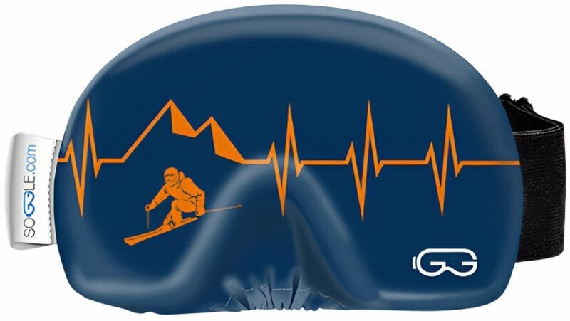 Soggle Goggle Protection Heartbeat Blue/Orange Ski Goggle Case