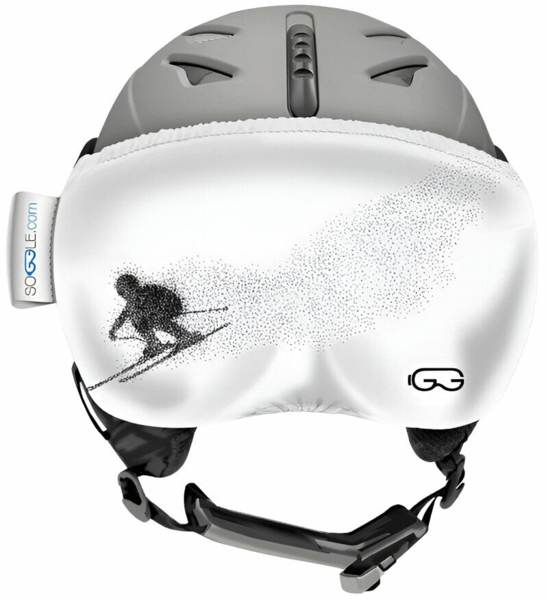 Soggle Vizor Protection Black & White Ski Goggle Case