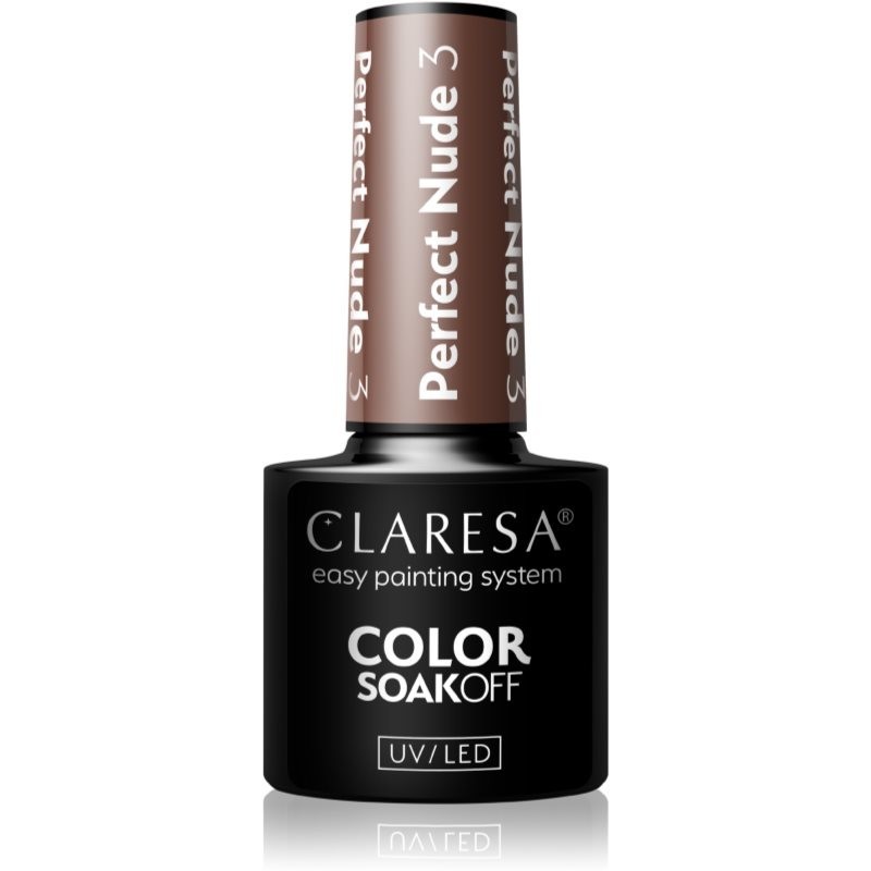 Claresa SoakOff UV/LED Color Perfect Nude gel nail polish shade 3 5 g