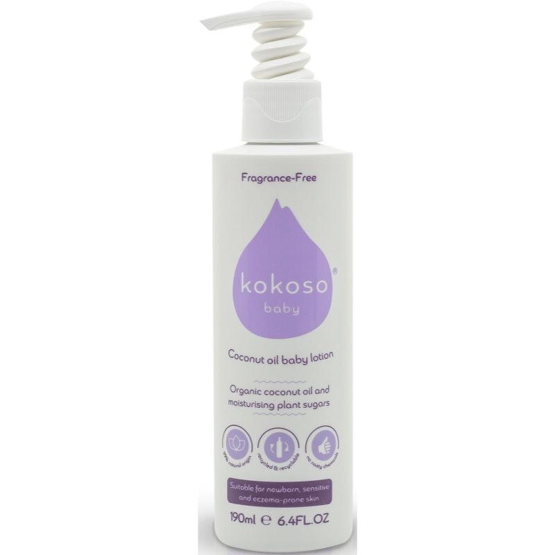 Kokoso Baby Kids body lotion fragrance-free for kids 190 ml
