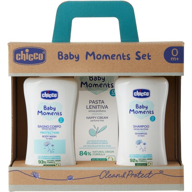 Chicco Baby Moments Clean & Sweet gift set (for children from birth)