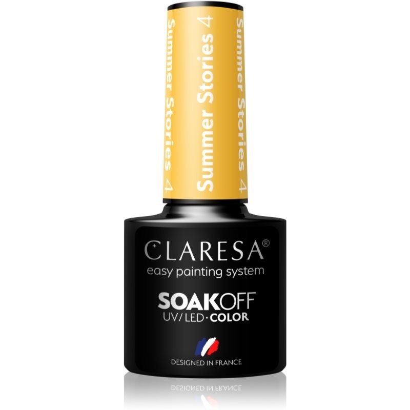 Claresa SoakOff UV/LED Color Summer Stories gel nail polish shade 4 5 g