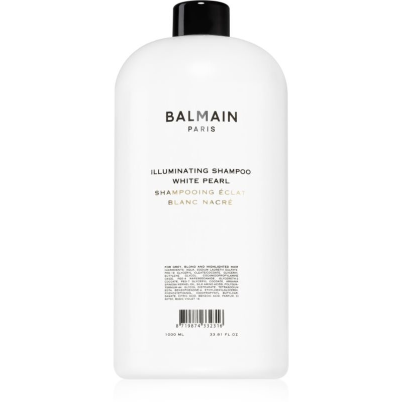 Balmain Hair Couture White Pearl shampoo for blonde hair 1000 ml