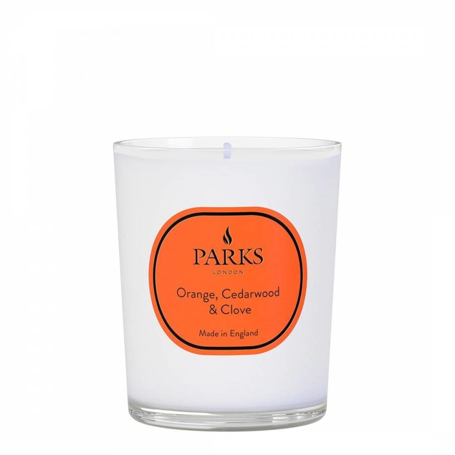 Orange Cedarwood & Clove 1 Wick Candle 180g - Vintage Aromatherapy