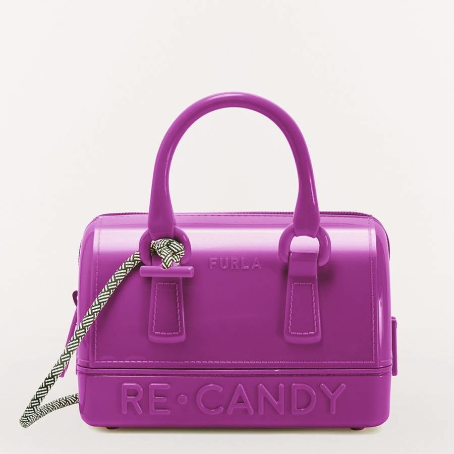 Purple Grape Candy Mini Boston Bag