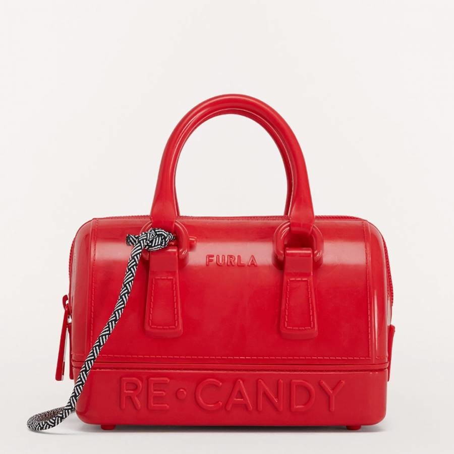 Red Flame Candy Mini Boston Bag