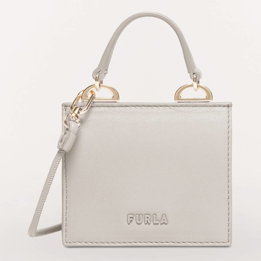 Cream Futura Micro Top Handle Bag
