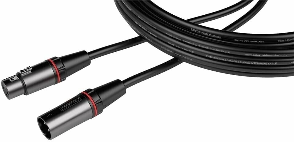 Gator Cableworks Headliner Series XLR Microphone Cable Black 3 m