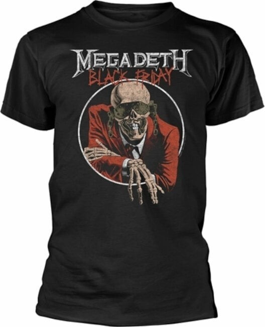 Megadeth T-Shirt Black Friday Black L