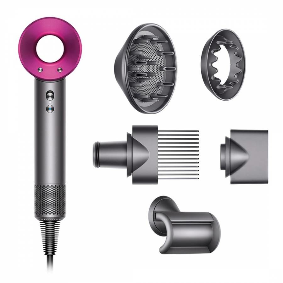 Dyson Supersonic™ Hair Dryer (Iron & Fuchsia) HD07