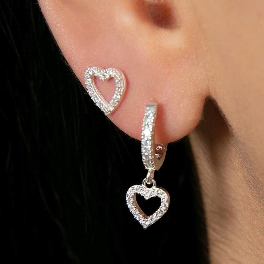 Silver Silver Earring