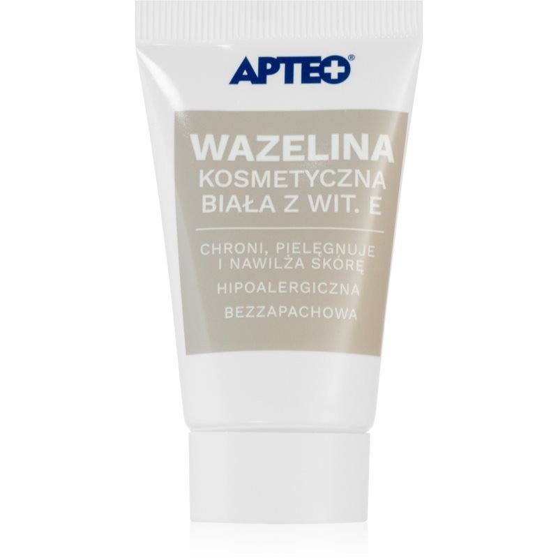 Apteo Wazelina kosmetyczna biała z Wit. E vaseline for dry skin 20 g