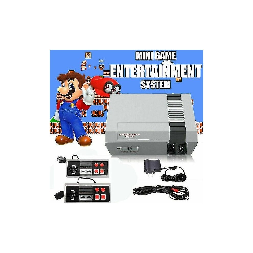 (Game Console 620 Built-in Mini Classic Nes Games W/ 2 Controllers Retro Kid Gift) Game Console 620 Built-in Mini Classic Nes Games W/ 2 Controllers R