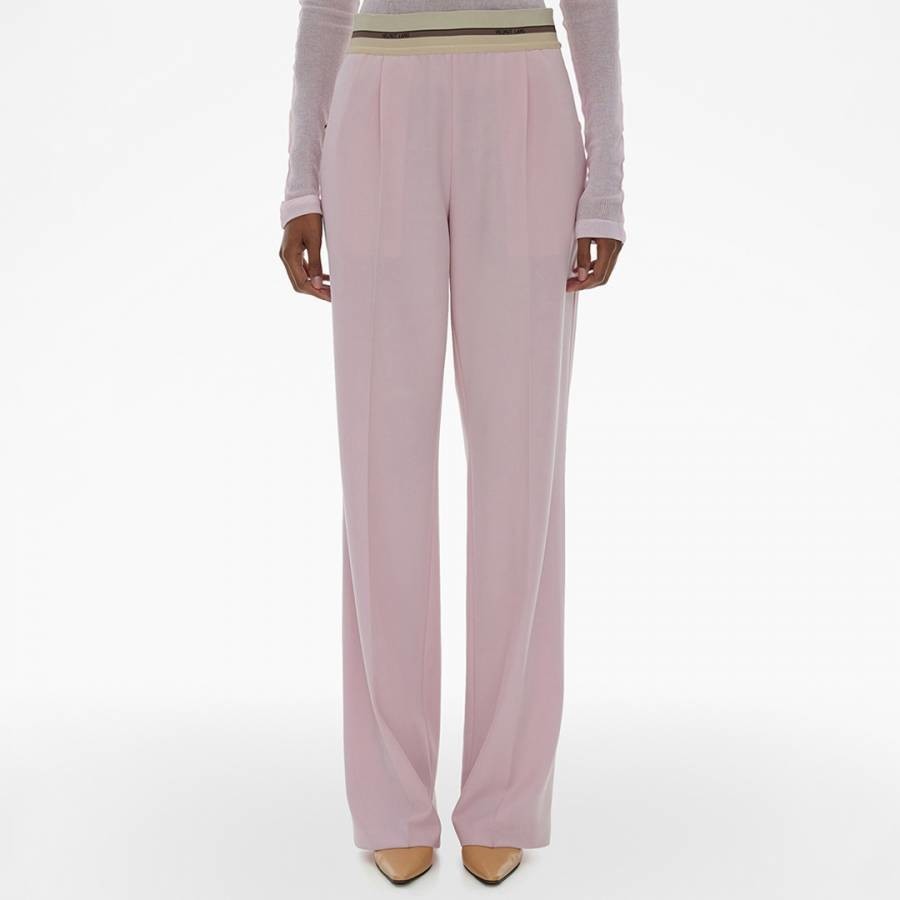 Pink Wide Leg Trousers