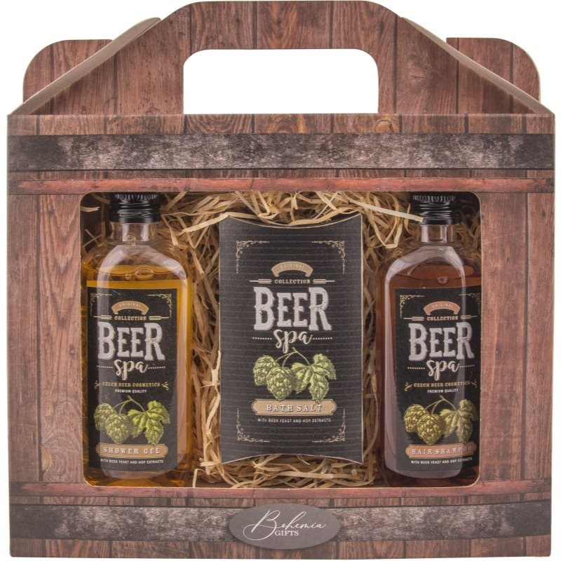 Bohemia Gifts & Cosmetics Beer Spa gift set (for the bath) for men