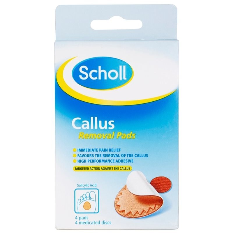 Scholl Callus cushions for sensitive spots on feet 4 pc