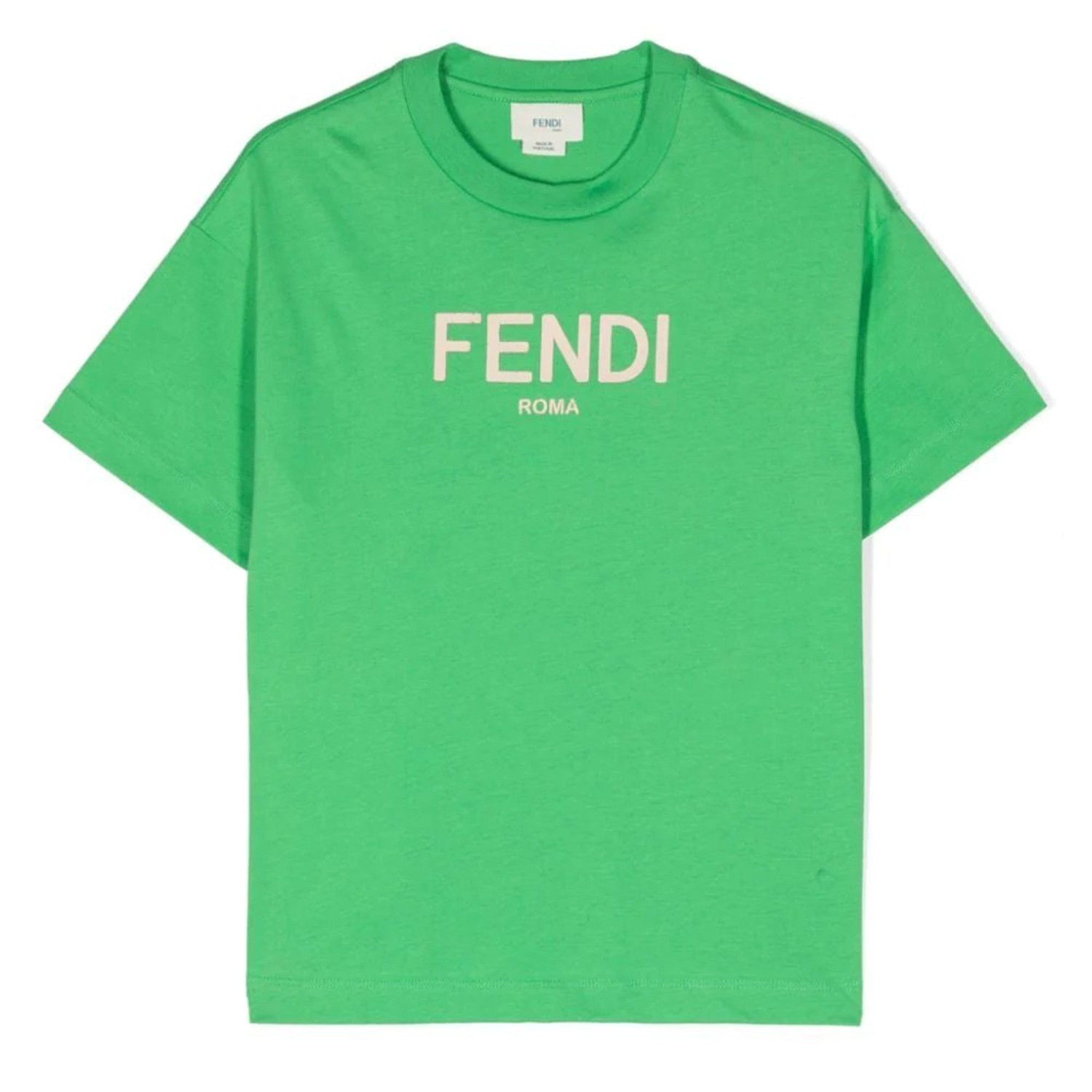Fendi Baby Unisex Logo Print T-shirt Green 12M