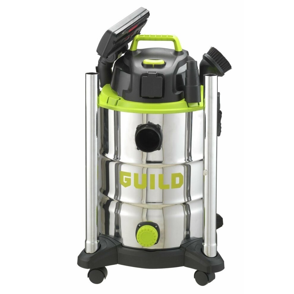 Guild 30L Wet & Dry Canister Vacuum Cleaner With Power Take Off -1500W