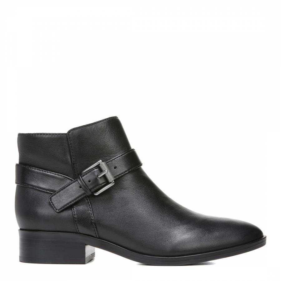 Black Ronan Leather Ankle Boots